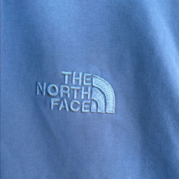 The North Face Blue Windbreaker Jacket with Mock Neck - Picture 12 of 12